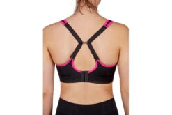 Pure Lime Padded Athletic Sportbeha Zwart/roze Dames -Hardloopapparatuur Winkel 35208471 3