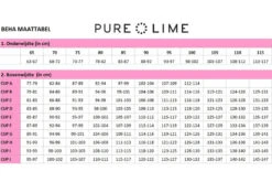 Pure Lime Padded Athletic Sportbeha Zwart/roze Dames -Hardloopapparatuur Winkel 35208471 4