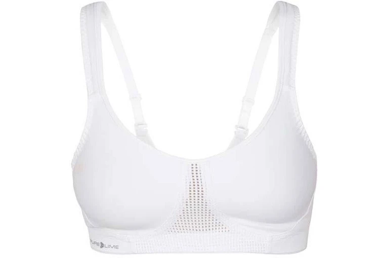 Pure Lime Compressie Sportbeha Wit Dames 3 Pure Lime Compressie Sportbeha Wit Dames