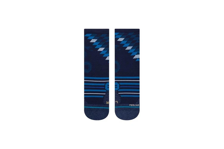 Stance Slithering Crew Loopkousen Blauw Dames 3 Stance Slithering Crew Loopkousen Blauw Dames