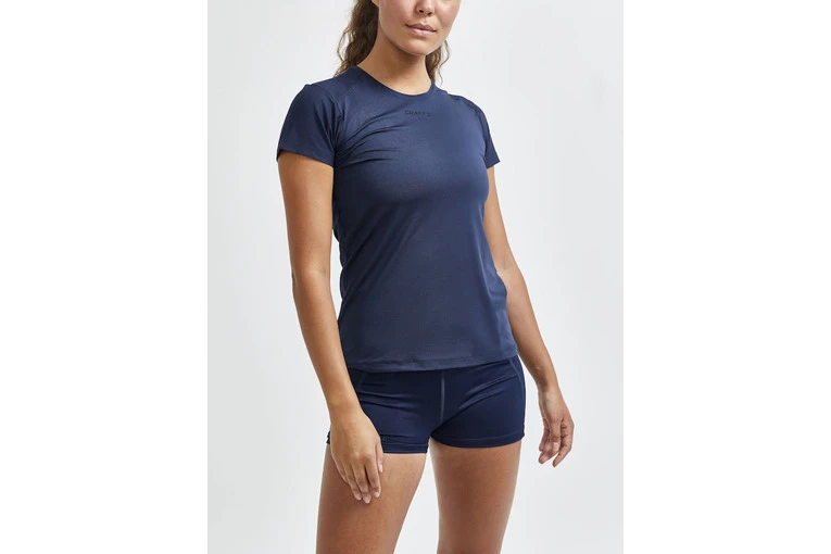Craft Adv Essence Ss Slim Loopshirt Blauw Dames 4 Craft Adv Essence Ss Slim Loopshirt Blauw Dames - Afbeelding 2