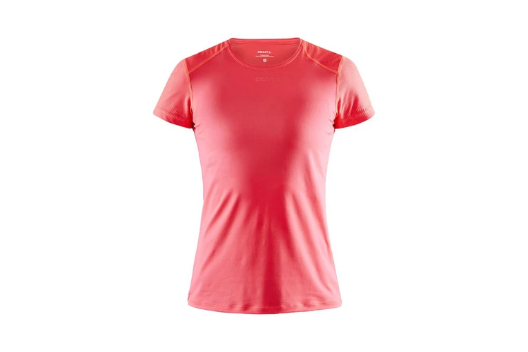 Craft Adv Essence Ss Slim Loopshirt Roze Dames 3 Craft Adv Essence Ss Slim Loopshirt Roze Dames