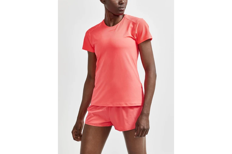 Craft Adv Essence Ss Slim Loopshirt Roze Dames 4 Craft Adv Essence Ss Slim Loopshirt Roze Dames - Afbeelding 2