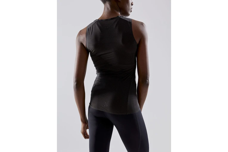 Craft Pro Dry Nanoweight Singlet Zwart Dames 6 Craft Pro Dry Nanoweight Singlet Zwart Dames - Afbeelding 4