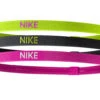 Nike Elastische Haarbanden - 3 Stuks Roze/geel