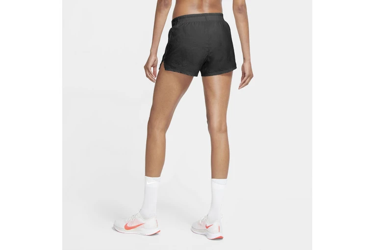 Nike Swoosh Run Shorts Zwart Dames 4 Nike Swoosh Run Shorts Zwart Dames - Afbeelding 2