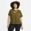 Nike Swoosh Run Short-Sleeve Running Top (Plus Size) Voor Dames -Hardloopapparatuur Winkel 37012671 0
