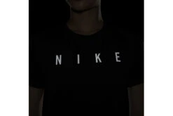 Nike Miler Run Division Loopshirt Zwart/zilver Dames -Hardloopapparatuur Winkel 37091946 4