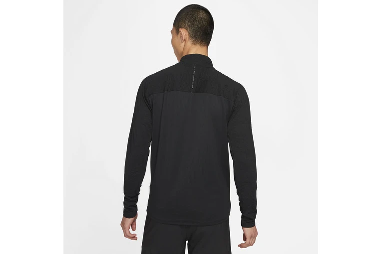 Nike Dri-fit Element Running Top Zwart Heren 4 Nike Dri-fit Element Running Top Zwart Heren - Afbeelding 2