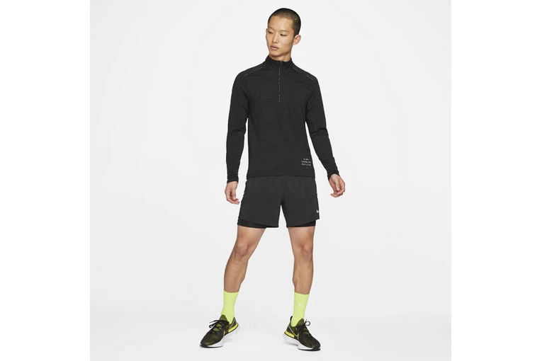 Nike Dri-fit Element Running Top Zwart Heren 5 Nike Dri-fit Element Running Top Zwart Heren - Afbeelding 3