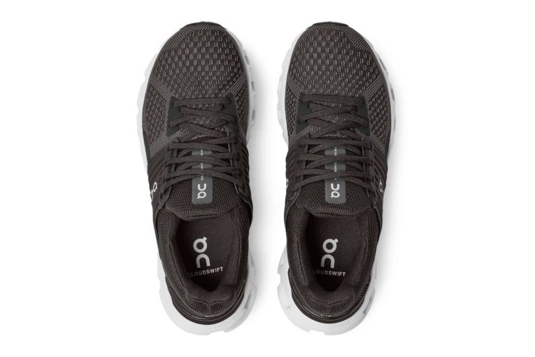 On Cloudswift Loopschoen Zwart/grijs Dames 6 On Cloudswift Loopschoen Zwart/grijs Dames - Afbeelding 4