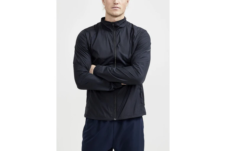 Craft ADV Essence Wind Jacket Zwart Heren 4 Craft ADV Essence Wind Jacket Zwart Heren - Afbeelding 2