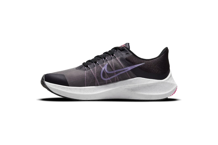 Nike Winflo 8 Loopschoen Zwart/roze/lila Dames 4 Nike Winflo 8 Loopschoen Zwart/roze/lila Dames - Afbeelding 2