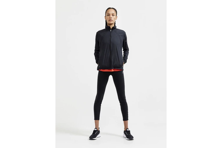 Craft ADV Essence Wind Jacket Zwart Dames 8 Craft ADV Essence Wind Jacket Zwart Dames - Afbeelding 6