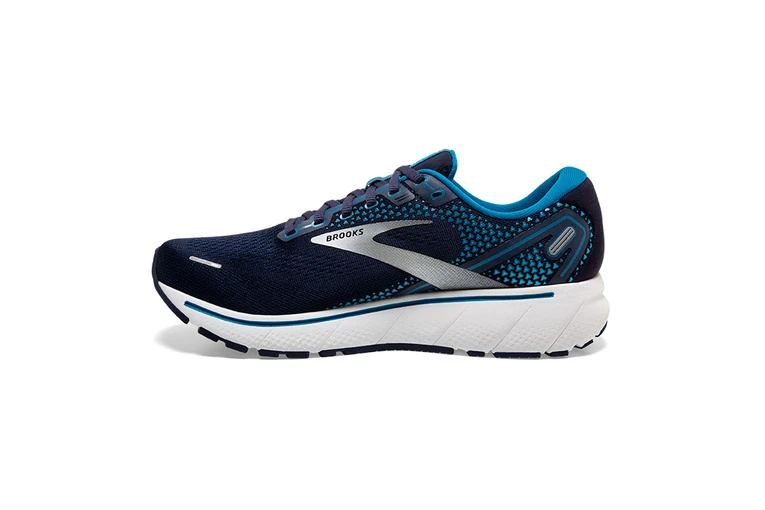 Brooks Ghost 14 Loopschoen Navy/stellar/white Heren 4 Brooks Ghost 14 Loopschoen Navy/stellar/white Heren - Afbeelding 2
