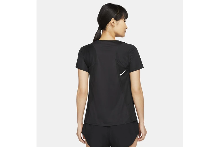 Nike Dri-FIT Race Top Zwart Dames 4 Nike Dri-FIT Race Top Zwart Dames - Afbeelding 2