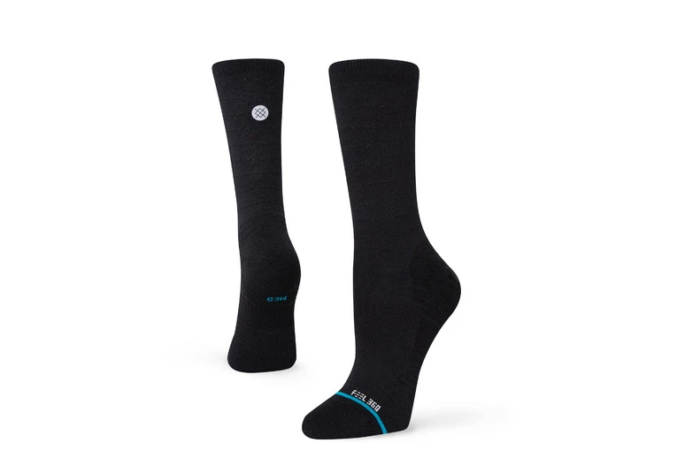 Stance Taking Strides Crew Loopkousen Zwart Dames 3 Stance Taking Strides Crew Loopkousen Zwart Dames