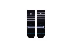 Stance Stride Stripe Crew Loopkousen Zwart Dames 7 Stance Stride Stripe Crew Loopkousen Zwart Dames -Hardloopapparatuur Winkel 37100119 3