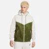 Nike Sportswear Windrunner Jack Groen/wit Heren -Hardloopapparatuur Winkel 37100336 0