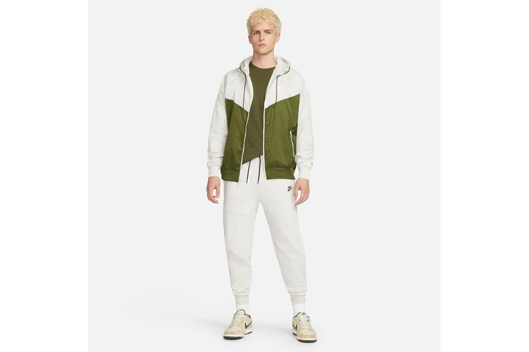 Nike Sportswear Windrunner Jack Groen/wit Heren 6 Nike Sportswear Windrunner Jack Groen/wit Heren - Afbeelding 4
