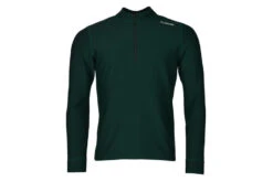 Fusion Zip Neck Shirt Groen Heren -Hardloopapparatuur Winkel 37101364 3