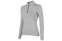 Fusion C3 Zip Neck Shirt Grijs Dames