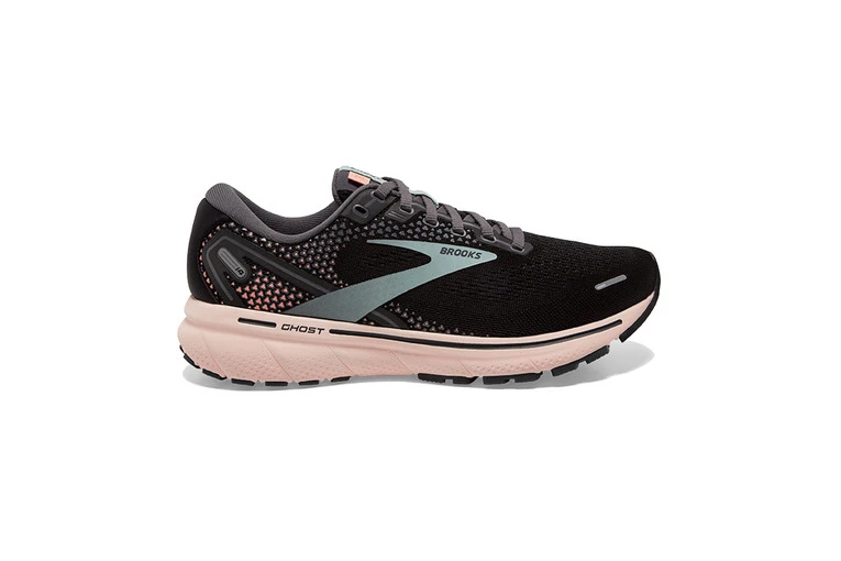 Brooks Ghost 14 Loopschoen Zwart/pearl/peach Dames 3 Brooks Ghost 14 Loopschoen Zwart/pearl/peach Dames