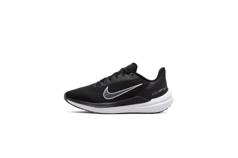 Nike Winflo 9 Loopschoenen Zwart/Dark Smoke Grey/Pure Platinum/Wit Dames 4 Nike Winflo 9 Loopschoenen Zwart/Dark Smoke Grey/Pure Platinum/Wit Dames - Afbeelding 2
