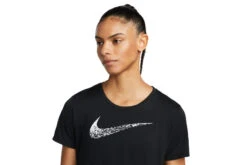 Nike Swoosh Run Tanktop Zwart/wit Dames -Hardloopapparatuur Winkel 37102281 3