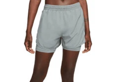 Nike Tempo Luxe 2-in-1 Running Short Smoke Grey Dames