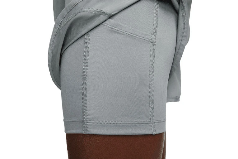 Nike Tempo Luxe 2-in-1 Running Short Smoke Grey Dames 6 Nike Tempo Luxe 2-in-1 Running Short Smoke Grey Dames - Afbeelding 4