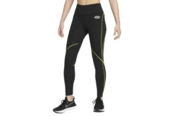 Nike Dri-FIT Icon Clash Mid-Rise Running Leggings Zwart/atomic Green Dames