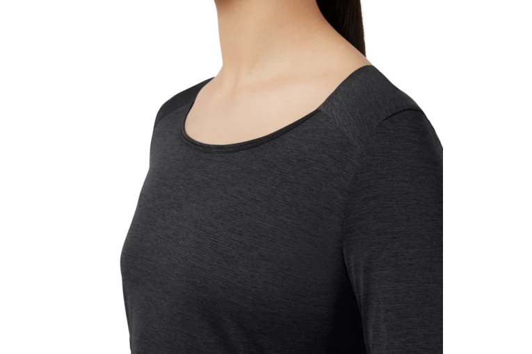 On Perfomance Long T-shirt Zwart Dames 6 On Perfomance Long T-shirt Zwart Dames - Afbeelding 4