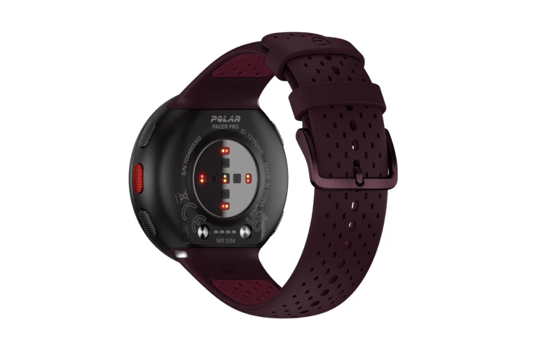 Polar Pacer Pro Geavanceerd GPS Hardloophorloge Autumn Maroon Maat S-L 6 Polar Pacer Pro Geavanceerd GPS Hardloophorloge Autumn Maroon Maat S-L - Afbeelding 4