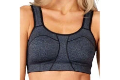 Pure Lime Padded Athletic Sportbeha Grijs Dames