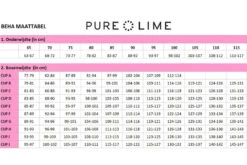 Pure Lime Padded Athletic Sportbeha Grijs Dames -Hardloopapparatuur Winkel 37104338 5