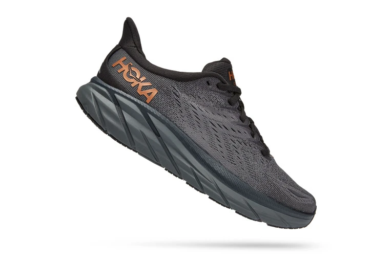 Hoka Clifton 8 Loopschoen Antraciet/koper Dames 5 Hoka Clifton 8 Loopschoen Antraciet/koper Dames - Afbeelding 3