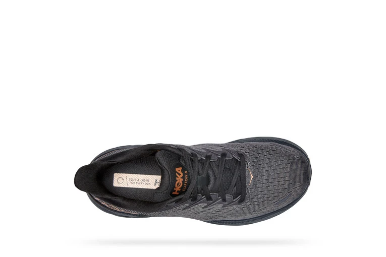 Hoka Clifton 8 Loopschoen Antraciet/koper Dames 8 Hoka Clifton 8 Loopschoen Antraciet/koper Dames - Afbeelding 6