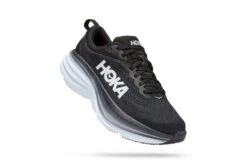 Hoka Bondi 8 Loopschoenen Black/White Dames -Hardloopapparatuur Winkel 37104436 3