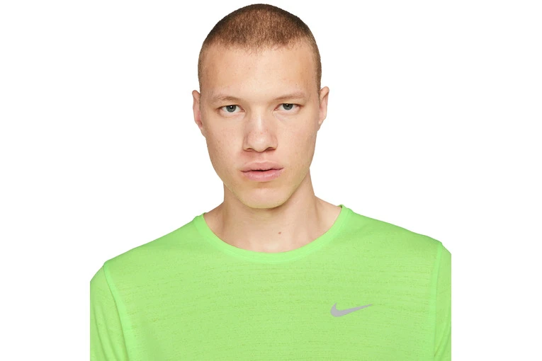 Nike Dri-FIT Miler Loopshirt Ghost Green/Reflective Silver Heren 7 Nike Dri-FIT Miler Loopshirt Ghost Green/Reflective Silver Heren - Afbeelding 5