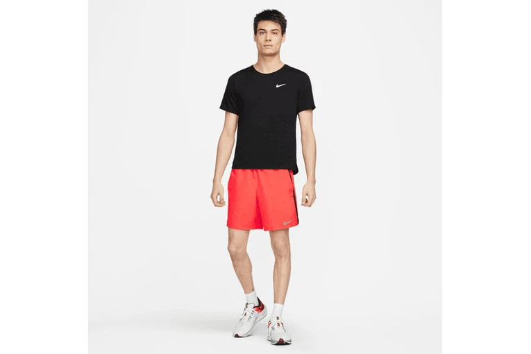 Nike Challenger 2-in-1 Hardloopshort Bright Crimson Heren 7 Nike Challenger 2-in-1 Hardloopshort Bright Crimson Heren - Afbeelding 5