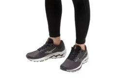 Mizuno Wave Inspire 18 Loopschoen Zwart/wit Dames -Hardloopapparatuur Winkel 37105125 3