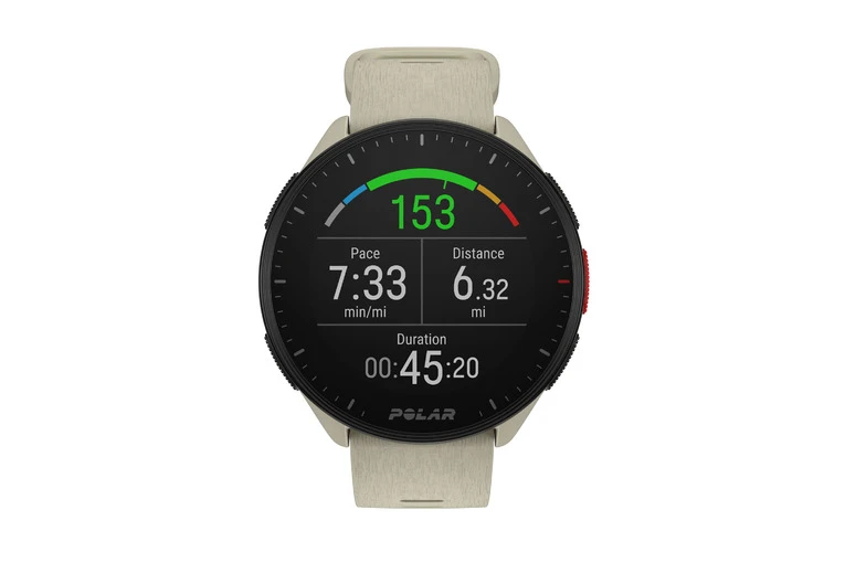 Polar Pacer GPS Hardloophorloge Cloud White Maat S-L 3 Polar Pacer GPS Hardloophorloge Cloud White Maat S-L