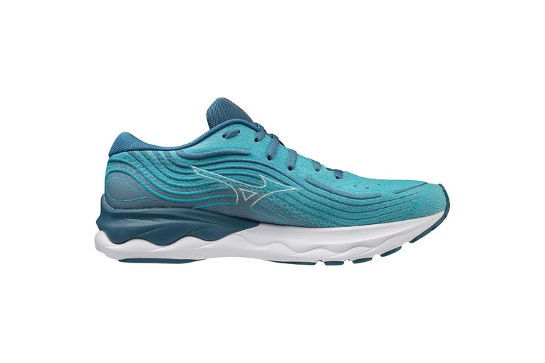 Mizuno WAVE SKYRISE 4 Loopschoenen Blue Ashes/Nimbus Cloud/Soleil Heren 3 Mizuno WAVE SKYRISE 4 Loopschoenen Blue Ashes/Nimbus Cloud/Soleil Heren