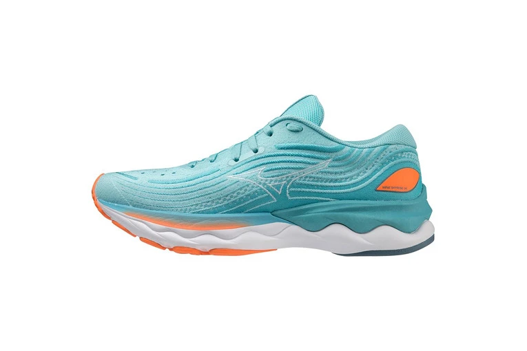 Mizuno WAVE SKYRISE 4 Loopschoenen Antigua Sand/White/Light Orange Dames 4 Mizuno WAVE SKYRISE 4 Loopschoenen Antigua Sand/White/Light Orange Dames - Afbeelding 2