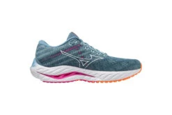 Hardloopapparatuur Winkel 30 Mizuno Wave Inspire 19 Loopschoenen Provincial Blue/White/807 C Dames