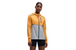 On Weather Jacket Mango/hail Dames