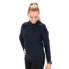 Fusion Zip Neck Dark Night Blue Dames