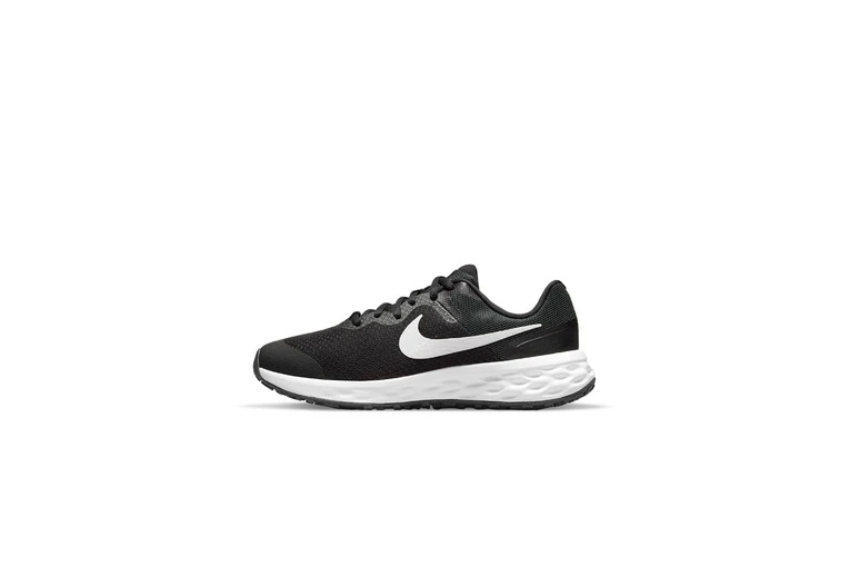 Nike Revolution 6 Loopschoenen Zwart/Dark Smoke Grey/Wit KIDS 4 Nike Revolution 6 Loopschoenen Zwart/Dark Smoke Grey/Wit KIDS - Afbeelding 2