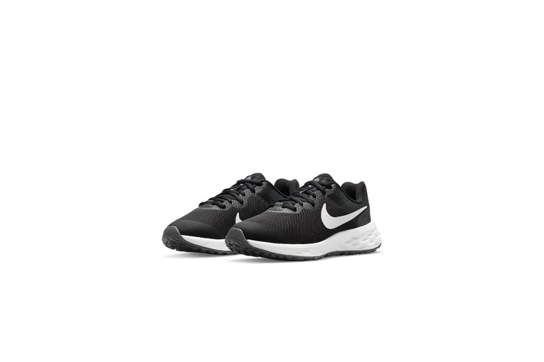 Nike Revolution 6 Loopschoenen Zwart/Dark Smoke Grey/Wit KIDS 7 Nike Revolution 6 Loopschoenen Zwart/Dark Smoke Grey/Wit KIDS - Afbeelding 5